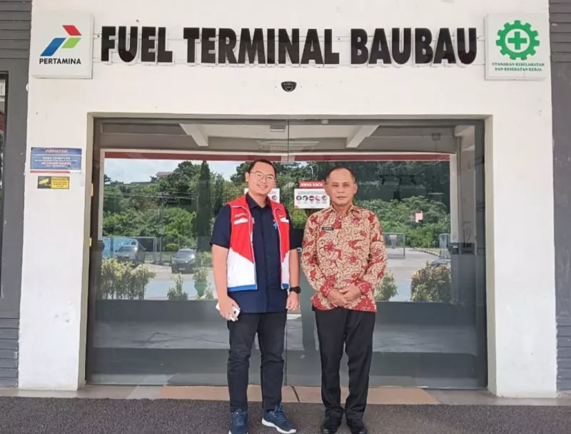 Antisipasi Stok BBM Langka Jelang Idul Fitri, Sekda Butur Sambangi PT Pertamina BBM Baubau