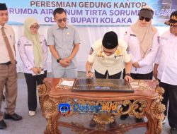Bupati Kolaka Resmikan Gedung Kantor Perumda Air Minum Tirta Sorume