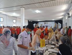 445 Warga Binaan dan Pegawai Lapas Baubau Jalani Skrining Kesehatan Massal