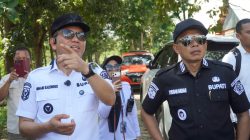 Bupati Konawe dan Konsel Kompak Tinjau Lokasi Jembatan Penghubung Dua Wilayah