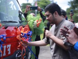 Bupati Buton Alvin Resmikan Mobil Damkar 