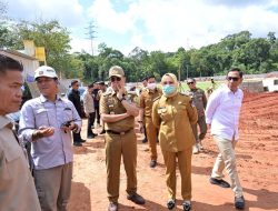 Gubernur Sultra Tinjau Progres Pembangunan Sekolah Rakyat