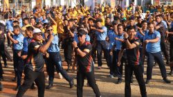 Gubernur Sultra Hadiri Car Free Day dan Olahraga Rayakan HUT Bhayangkara ke-80 tahun 