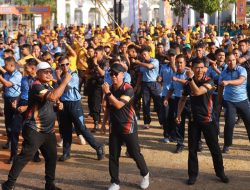 Gubernur Sultra Hadiri Car Free Day dan Olahraga Rayakan HUT Bhayangkara ke-80 tahun 