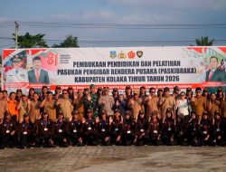 Bupati Yosep Sahaka Buka Diklat dan Pemondokan Paskibraka Tahun 2026