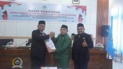 Bupati Busel Adios Serahkan  KUA-PPAS Perubahan  APBD Tahun 2026